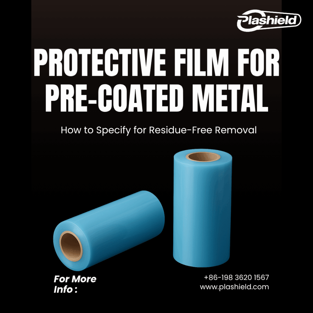 Protective Film for Pre-Coated Metal: How to Specify for Residue-Free Removal