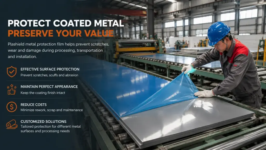 Metal Protection Film for Coated Steel and Sandwich Panels